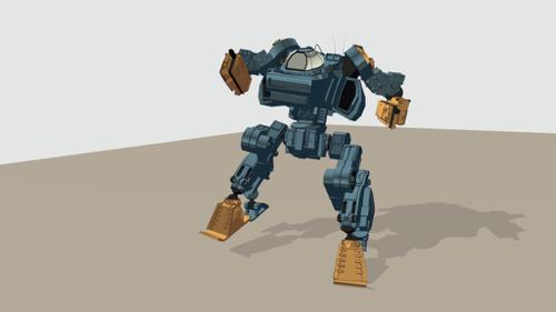 Mecha Rig (Cell Shade) preview image